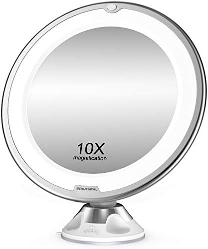 10X Magnifying Makeup Mirror with LED Lights