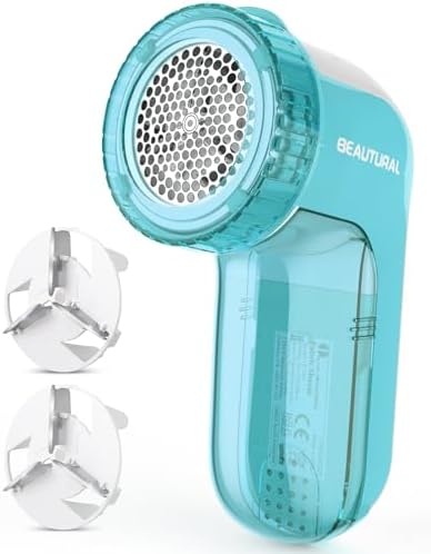 Fabric Shaver and Lint Remover, Portable Sweater Defuzzer, Tiffany Blue