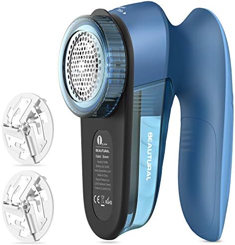 Fabric Shaver and Lint Remover, Portable Sweater Defuzzer, Tufts Blue