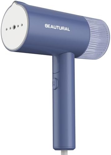 Travel Steamer for Clothes, Portable and Handheld, 1000W, Blue