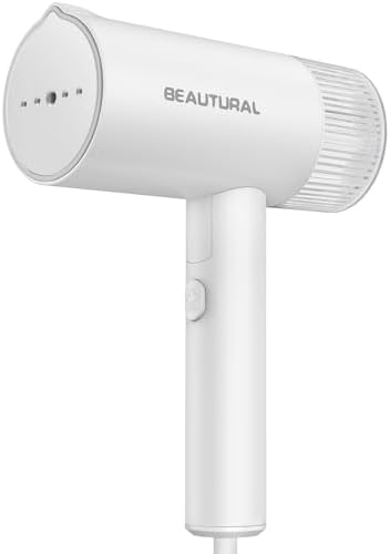 Travel Steamer for Clothes, Portable and Handheld, 1000W, White